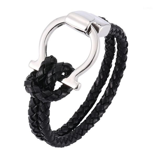 charm bracelets fashion leather bracelet rope chain mens trendy jewelry unique stainless steel buckle wrap c7971, Golden;silver
charm bracelets fashion leather bracelet rope chain mens trendy jewelry unique stainless steel buckle wrap c7971, Golden;silver