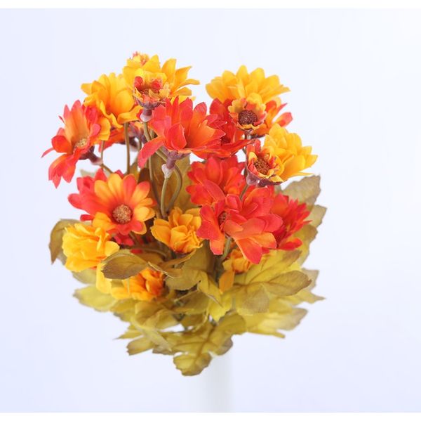 35 heads small silk artificial flowers sunflowers autumn decoration table for home fall gerbera daisy yellow fake flower bouquet f jlljgb
35 heads small silk artificial flowers sunflowers autumn decoration table for home fall gerbera daisy yellow fake flower bouquet f jlljgb