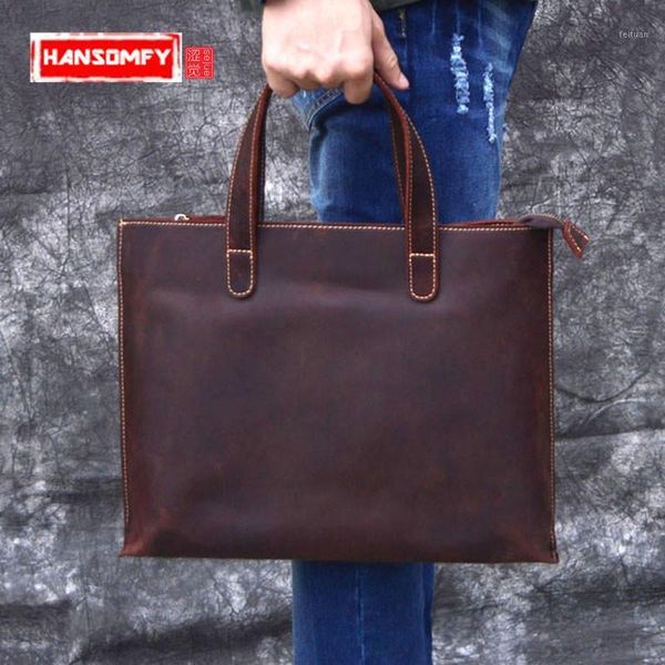 men's briefcase male messenger shoulder bags brown leather lapcrossbody bag office handbags vintage 2021 crazy horse leather1
men's briefcase male messenger shoulder bags brown leather lapcrossbody bag office handbags vintage 2021 crazy horse leather1