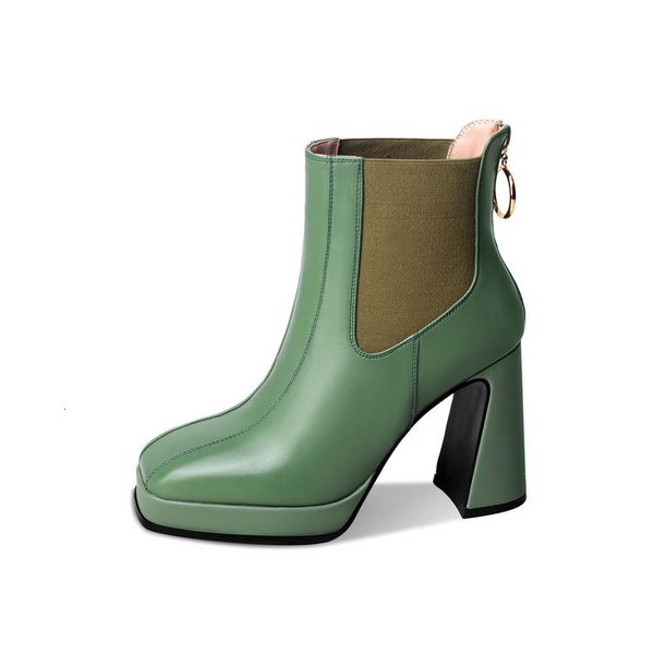 2021 new autumn winter genuine leather women ankle boots vintage high heels pumps basic party office shoes woman 3sn3, Black
2021 new autumn winter genuine leather women ankle boots vintage high heels pumps basic party office shoes woman 3sn3, Black