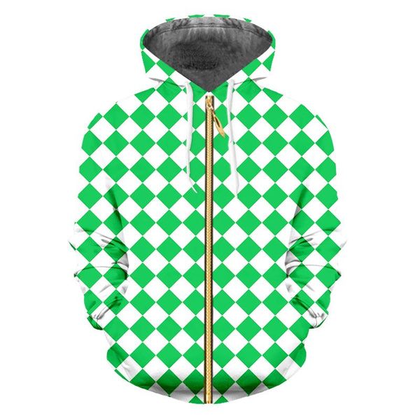 ifpd eu/us size zipper hoodies mens cool print white green grid 3d sweatshirts couple hooded man plus size long sleeve pullover, Black
ifpd eu/us size zipper hoodies mens cool print white green grid 3d sweatshirts couple hooded man plus size long sleeve pullover, Black