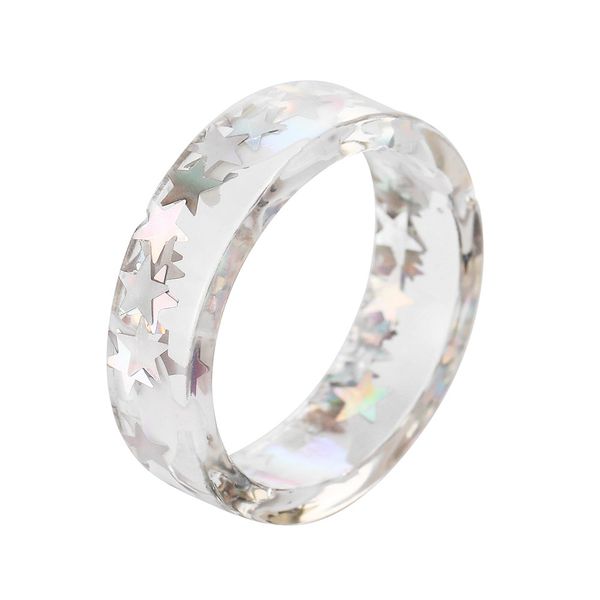 new creative white star resin ring personality color women designer wedding party ring jewelry gift wholesale, Silver
new creative white star resin ring personality color women designer wedding party ring jewelry gift wholesale, Silver