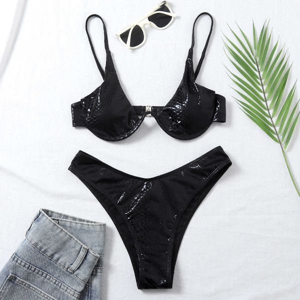 snake pattern bikini steel split dwimsuit 2 piece set women push up swimsuit women's swimwear bikinis, White;black
snake pattern bikini steel split dwimsuit 2 piece set women push up swimsuit women's swimwear bikinis, White;black
