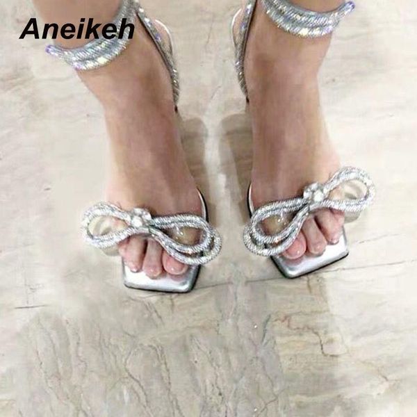 aneikeh 2021 summer women shoes ankle strap fashion new square toe solid sandals stiletto heels pu bling silvery size 34-401, Black
aneikeh 2021 summer women shoes ankle strap fashion new square toe solid sandals stiletto heels pu bling silvery size 34-401, Black