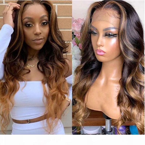 4 27 ombre highlight human hair wig brown honey blonde color 13x6 lace front wigs for black women brazilian body wavy remy hair, Black;brown
4 27 ombre highlight human hair wig brown honey blonde color 13x6 lace front wigs for black women brazilian body wavy remy hair, Black;brown