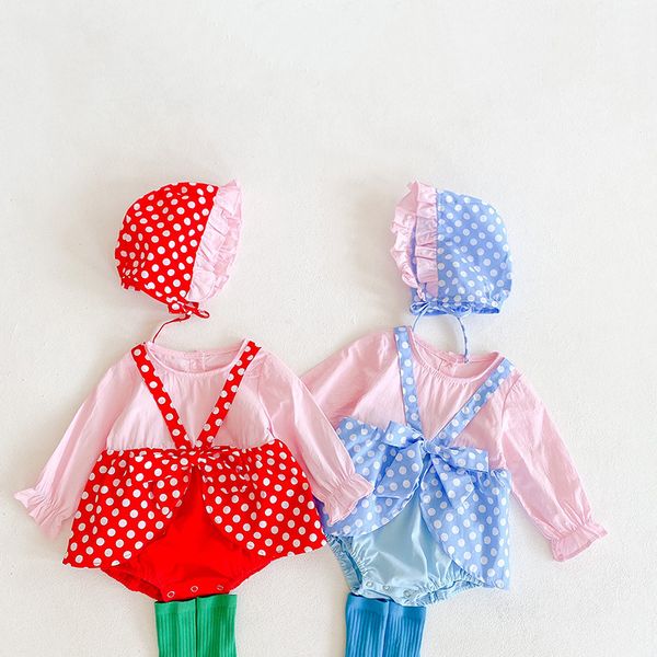 new 2021 spring newborn baby dot print jumpsuit with hat long sleeve toddler girls bodysuit outfits clothes summer ajrr, Blue
new 2021 spring newborn baby dot print jumpsuit with hat long sleeve toddler girls bodysuit outfits clothes summer ajrr, Blue