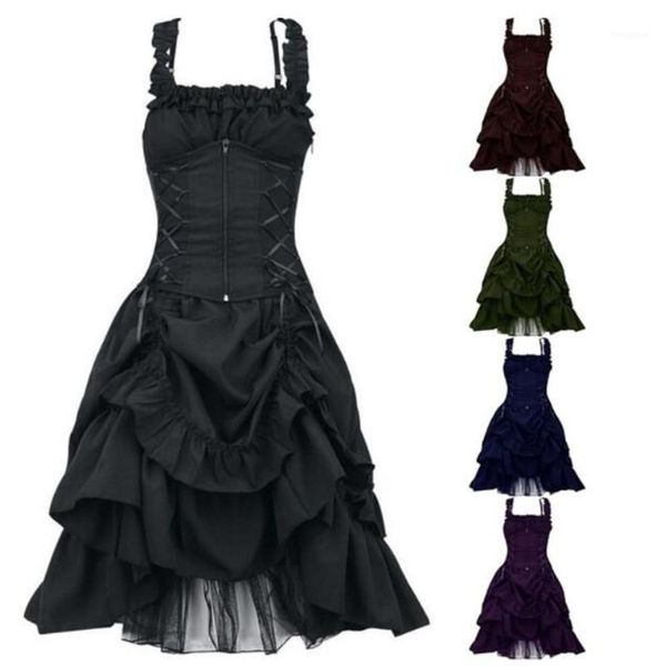 lolita dress women's slim sleeveless irregularity design bandage corset dress fashion women clothing banquet party dresses1, Black;gray 
lolita dress women's slim sleeveless irregularity design bandage corset dress fashion women clothing banquet party dresses1, Black;gray