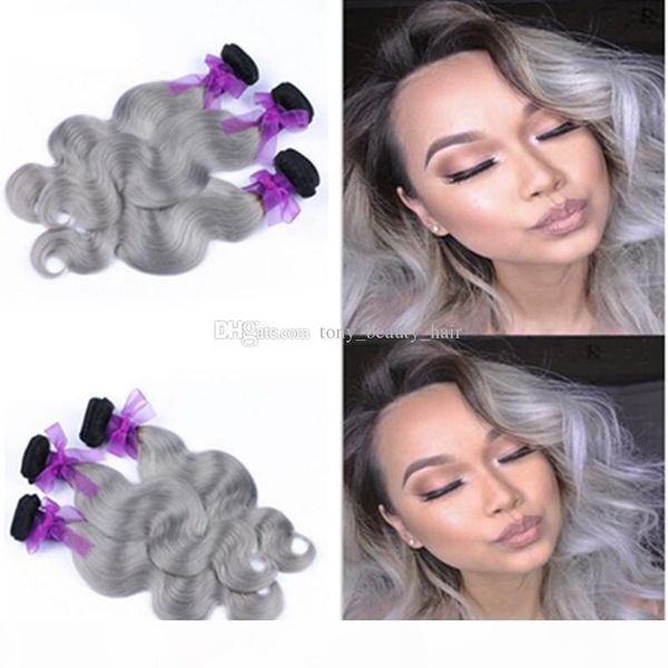 3pcs lot ombre silver grey hair weaving two tone color 1b gray dark root ombre brazilian human hair weave weft extensions 3 bundles, Black
3pcs lot ombre silver grey hair weaving two tone color 1b gray dark root ombre brazilian human hair weave weft extensions 3 bundles, Black