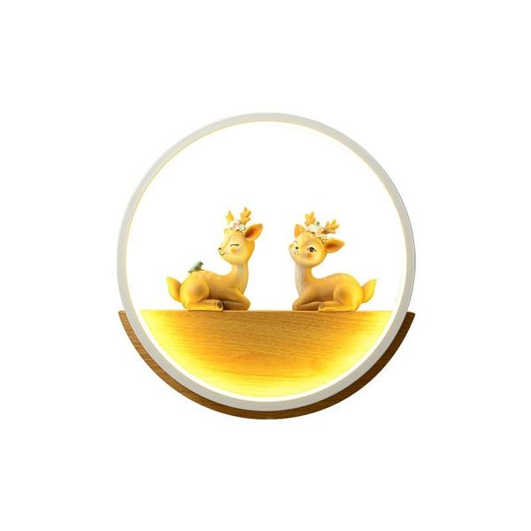 wall lamp artpad 19w led round sconce bedroom bedside living room decor lighting 3 color dimmable resin deer lights 110v 220v
wall lamp artpad 19w led round sconce bedroom bedside living room decor lighting 3 color dimmable resin deer lights 110v 220v