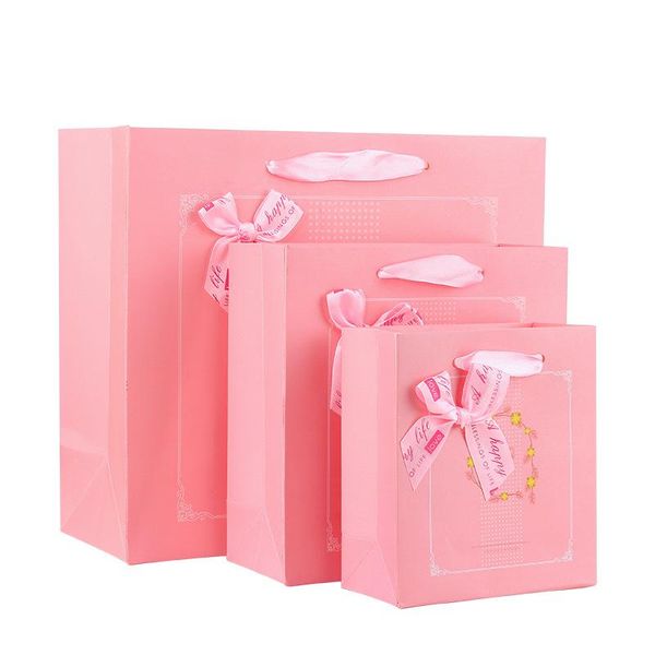 gift wrap 5pcs pink bow paper bag with handle party baby shower chocolate boxes wedding candy cosmetics jewelry packaging
gift wrap 5pcs pink bow paper bag with handle party baby shower chocolate boxes wedding candy cosmetics jewelry packaging