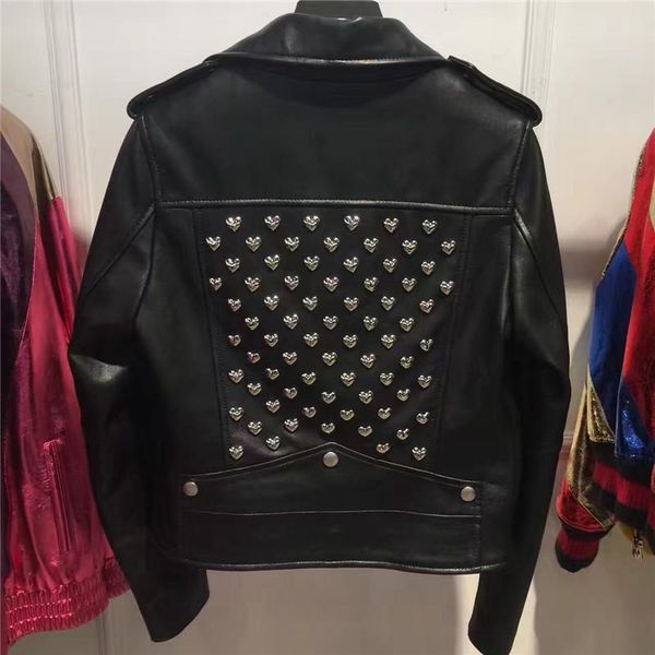 women's leather & faux garment lady genuine blazer women real sheep jacket plus size 6xl, Black
women's leather & faux garment lady genuine blazer women real sheep jacket plus size 6xl, Black