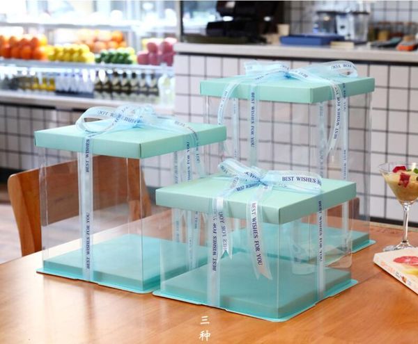 gift wrap 2 sets 26*26*18cm blue paper base 10 inch clear cake box fo birthday packaging
gift wrap 2 sets 26*26*18cm blue paper base 10 inch clear cake box fo birthday packaging