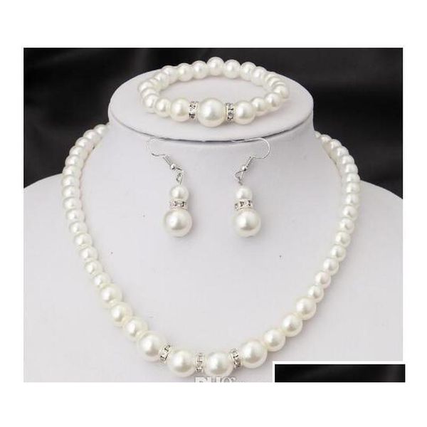 wedding engagement women simulated pearls jewelry set necklace earrings bracelets fashion jewelry for lady party gift 3rnrs, Black
wedding engagement women simulated pearls jewelry set necklace earrings bracelets fashion jewelry for lady party gift 3rnrs, Black