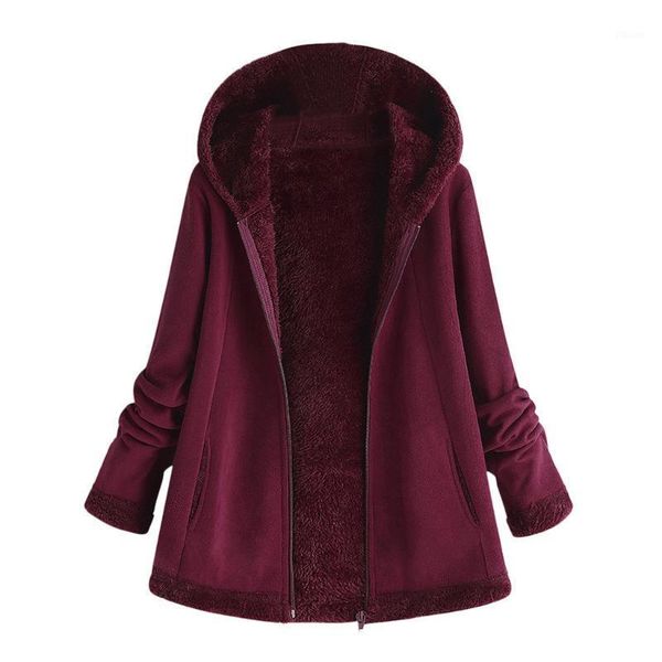 women's autumn jacket fashion winter warm solid pocket zipper long sleeves plush hoodie coat manteau femme plus size 9.31, Black;brown
women's autumn jacket fashion winter warm solid pocket zipper long sleeves plush hoodie coat manteau femme plus size 9.31, Black;brown