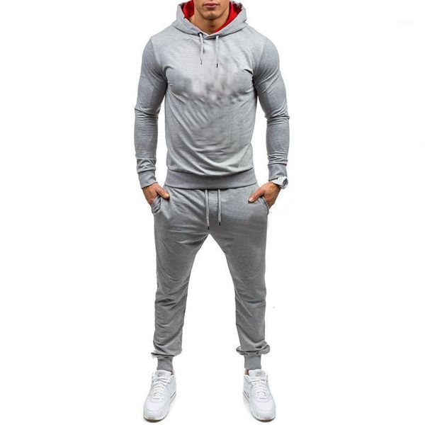 men's tracksuits cotton casual men's suit 2021 hoodie + trousers fashion sportswear outdoor streetwear clothing1, Gray
men's tracksuits cotton casual men's suit 2021 hoodie + trousers fashion sportswear outdoor streetwear clothing1, Gray