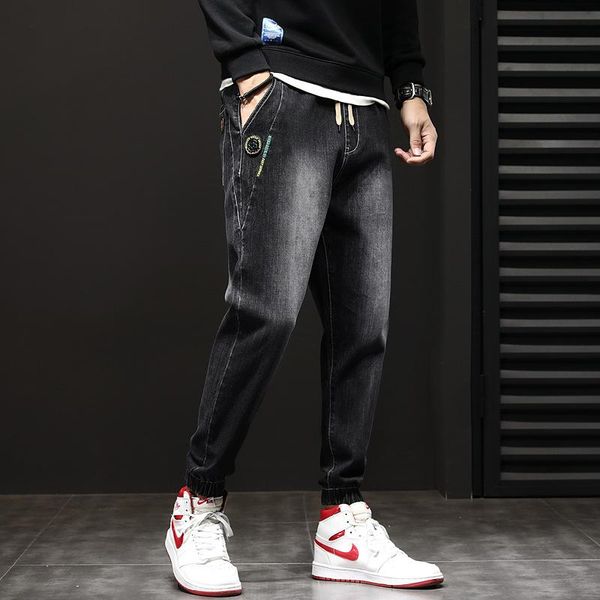 men's jeans spring autumn winter 2021 legged pants korean trend loose versatile elastic harlem fashion brand, Blue
men's jeans spring autumn winter 2021 legged pants korean trend loose versatile elastic harlem fashion brand, Blue