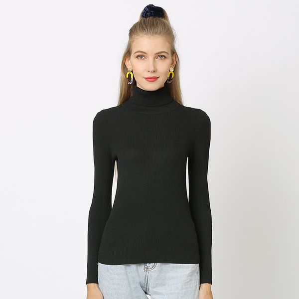 2020 black winter sweaters for women turtlenecks, pullovers in casual knitted or crocheted fine women's sweater plus size yuyw, White;black
2020 black winter sweaters for women turtlenecks, pullovers in casual knitted or crocheted fine women's sweater plus size yuyw, White;black