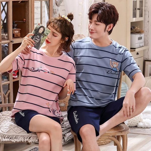 women's sleepwear o-neck t-shirt couple comfortable pajamas cartoon cute printing models 100% cotton ladies two-piece suit1, Black;red
women's sleepwear o-neck t-shirt couple comfortable pajamas cartoon cute printing models 100% cotton ladies two-piece suit1, Black;red