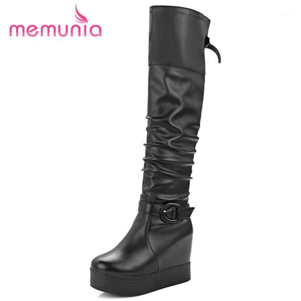 boots memunia 2021 knee high fashion cross tied height increasing autumn winter round toe women big size 33-431, Black
boots memunia 2021 knee high fashion cross tied height increasing autumn winter round toe women big size 33-431, Black