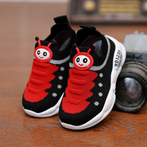 baby knitted sneakers kids mesh breathable boys girls sports running shoes lightweight casual child infant toddler tennis shoes, Black;red
baby knitted sneakers kids mesh breathable boys girls sports running shoes lightweight casual child infant toddler tennis shoes, Black;red