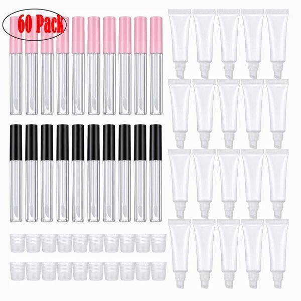 60 pack/lot empty lipgloss tube containers lip glaze bottle diy lip gloss oil tube refillable cosmetic containers for wholesale1
60 pack/lot empty lipgloss tube containers lip glaze bottle diy lip gloss oil tube refillable cosmetic containers for wholesale1