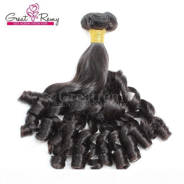 greatremy aunty funmi hair extensions natural color brazilian human virgin hair weft spiral curl double drawn bouncy curls hair bundles, Black
greatremy aunty funmi hair extensions natural color brazilian human virgin hair weft spiral curl double drawn bouncy curls hair bundles, Black