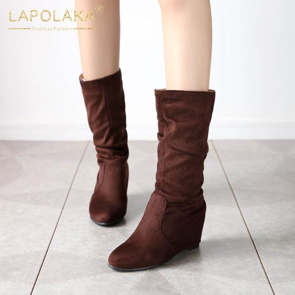 lapolaka 2021 new arrivals height increasing slip-on super high heel pleated concise trendy fashion dropship ins boots ladies, Black
lapolaka 2021 new arrivals height increasing slip-on super high heel pleated concise trendy fashion dropship ins boots ladies, Black