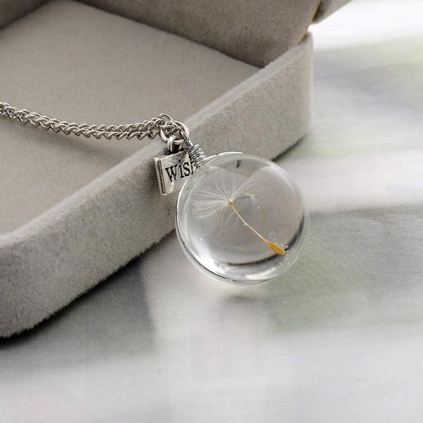 pendant necklaces handmade natural dandelion round crystal ball pendants wish drying treatment permanent preservation jewelry gifts1, Silver
pendant necklaces handmade natural dandelion round crystal ball pendants wish drying treatment permanent preservation jewelry gifts1, Silver