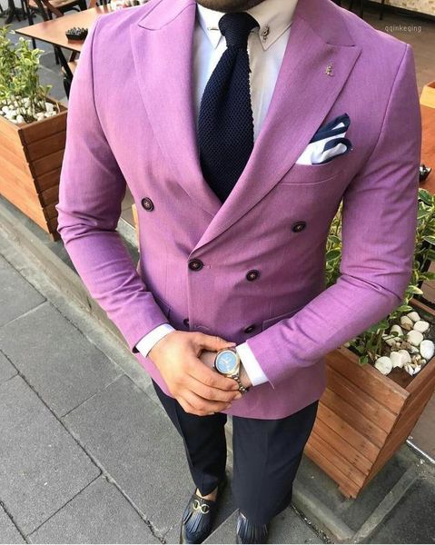 costume light purple 2 pieces mens suits fashion mens blazer designs blazer slim fit suit jacket pants men wedding tuxedos1, White;black 
costume light purple 2 pieces mens suits fashion mens blazer designs blazer slim fit suit jacket pants men wedding tuxedos1, White;black
