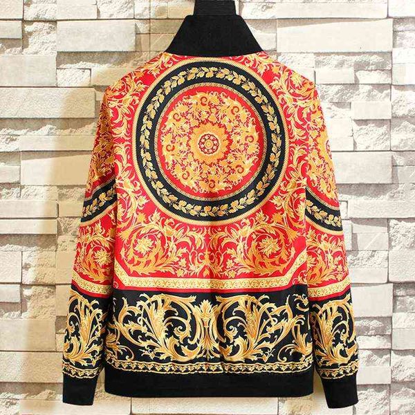seestern men's jackets brand jacket printed flower fashion autumn winter casual coat red zipper sports windbreaker, Black;brown
seestern men's jackets brand jacket printed flower fashion autumn winter casual coat red zipper sports windbreaker, Black;brown