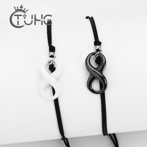 charm bracelets fashion infinity 8 symbol women bracelet chain black white ceramic love wholesale price, Golden;silver
charm bracelets fashion infinity 8 symbol women bracelet chain black white ceramic love wholesale price, Golden;silver
