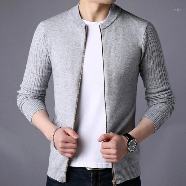autumn cardigan men fashion sweater coat round neck zipper sweater slim knitwear jersey men's tide -3xl full1, White;black
autumn cardigan men fashion sweater coat round neck zipper sweater slim knitwear jersey men's tide -3xl full1, White;black