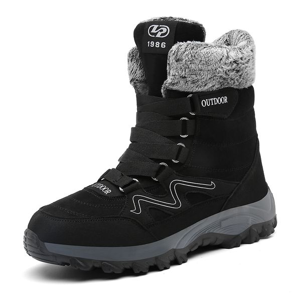 men boots winter with fur warm snow boots work shoes footwear fashion plus ankle shoes 39-46 201127, Black
men boots winter with fur warm snow boots work shoes footwear fashion plus ankle shoes 39-46 201127, Black