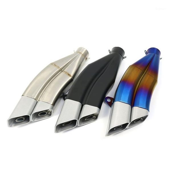 38-51mm universal exhaust motorcycle muffler pipe dual outlet muffler exhaust tail pipe dirt bike modified tube1
38-51mm universal exhaust motorcycle muffler pipe dual outlet muffler exhaust tail pipe dirt bike modified tube1