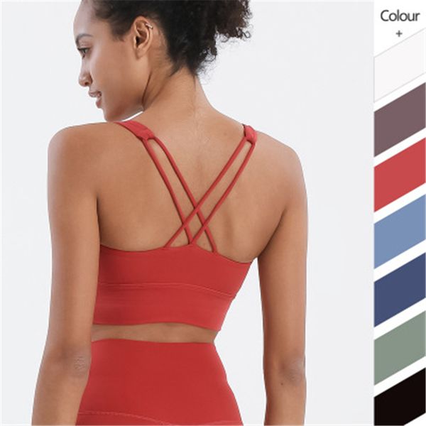 women gather yoga vest fashion trend cross back sports sling vest skinny short female new slim fitness running underwear shockproof bra, White
women gather yoga vest fashion trend cross back sports sling vest skinny short female new slim fitness running underwear shockproof bra, White