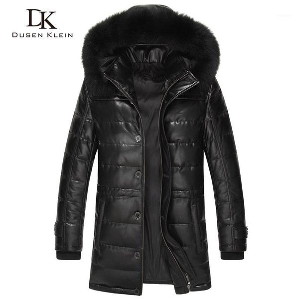 dusen brand long down coats men real sheepskin 90% duck down slim style collar winter leather jacket 61l15681, Black
dusen brand long down coats men real sheepskin 90% duck down slim style collar winter leather jacket 61l15681, Black