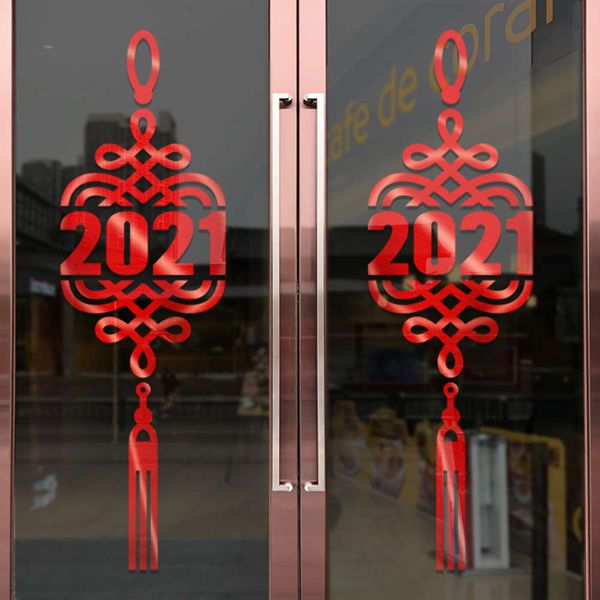 spring ftival shop door self adhive 2021 of the ox decoration window decal paste chine knot sticker new year glass
spring ftival shop door self adhive 2021 of the ox decoration window decal paste chine knot sticker new year glass
