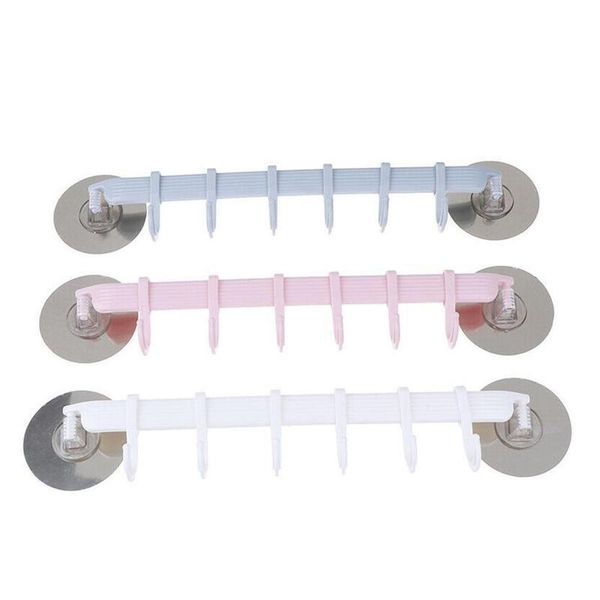 6 hooks wall mounted seamless holder adhesive plastic hook toilet storage rack shelf kitchen bathroom accessories row w jllilq
6 hooks wall mounted seamless holder adhesive plastic hook toilet storage rack shelf kitchen bathroom accessories row w jllilq