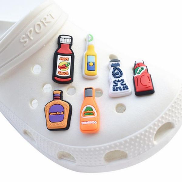 colorfuls mexican bottle croc shoe charms pvc clog wristband decoration buckle fahsion accessoies diy shoecharms, White;pink 
colorfuls mexican bottle croc shoe charms pvc clog wristband decoration buckle fahsion accessoies diy shoecharms, White;pink