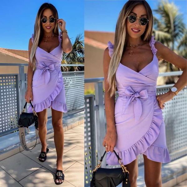 2020 dress wooden ear edge grape purple up lace open back small fragrance short skirt for women, Black;gray
2020 dress wooden ear edge grape purple up lace open back small fragrance short skirt for women, Black;gray