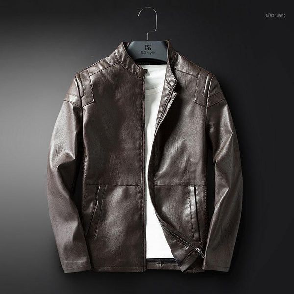 men's wear pu skin leather clothing jacket winter self-cultivation type leather jacket trend wallet loose coat1, Black
men's wear pu skin leather clothing jacket winter self-cultivation type leather jacket trend wallet loose coat1, Black