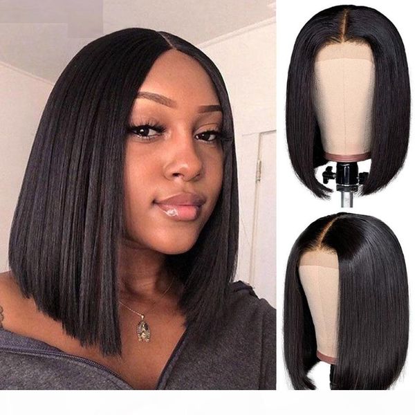 jessenia 4x4 short bob wig brazilian human hair lace closure wig straight remy wig with natural hairline pre plucked 200%, Black
jessenia 4x4 short bob wig brazilian human hair lace closure wig straight remy wig with natural hairline pre plucked 200%, Black