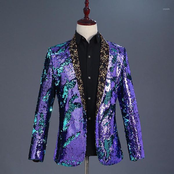 bi-color men sequin stage jacket color-changing stylish mens sequin jacket men's blazer homme veste costume homme1, White;black
bi-color men sequin stage jacket color-changing stylish mens sequin jacket men's blazer homme veste costume homme1, White;black