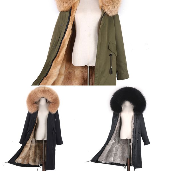 2020 new parkas women's parka real fox coat with hood rex rabbit iiner winter jacket natural fur parkasx1019, Black 
2020 new parkas women's parka real fox coat with hood rex rabbit iiner winter jacket natural fur parkasx1019, Black