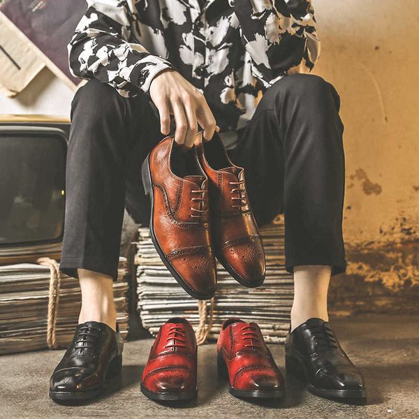 elling classic luxury 2022 genuine leather brogue shoe men formal elegant business wedding shoes for male social steampunk dress footwear de, Black
elling classic luxury 2022 genuine leather brogue shoe men formal elegant business wedding shoes for male social steampunk dress footwear de, Black