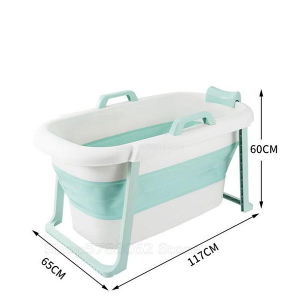 bathing tubs & seats collapsible bath barrel full household bathtub children plastic
