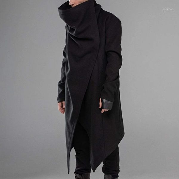 oloey 2020 men's cape coat jacket street style high collar solid color long sleeve fashion punk irregular windbreaker s-5xl1, Tan;black
oloey 2020 men's cape coat jacket street style high collar solid color long sleeve fashion punk irregular windbreaker s-5xl1, Tan;black