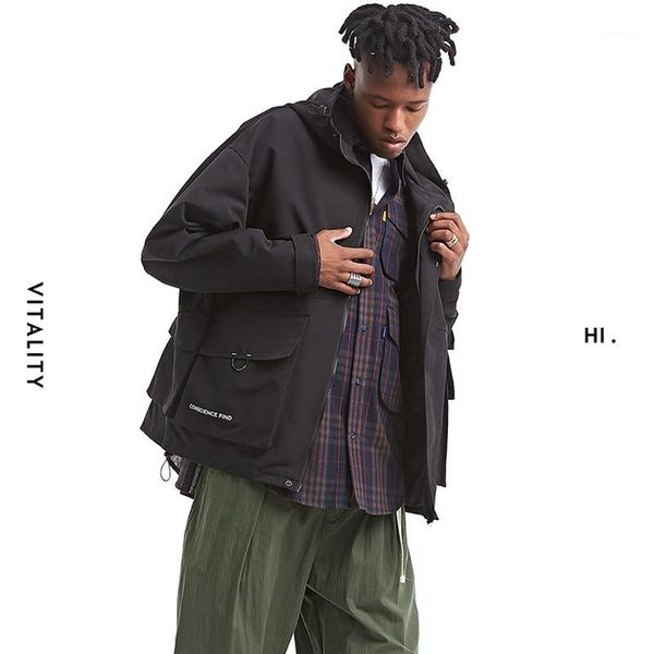 men's black jacket light hoodies pockets outerwear harajuku jackets hip hop waterproof windbreaker streetwear green trousers1, Black;brown
men's black jacket light hoodies pockets outerwear harajuku jackets hip hop waterproof windbreaker streetwear green trousers1, Black;brown