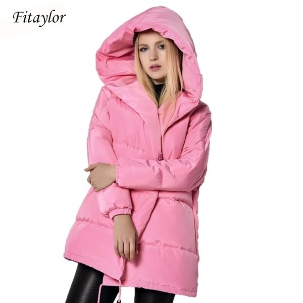 winter jackets women 90% white duck down parkas loose fit plus size hooded coats medium long warm casual pink snow outwear 201128, Black
winter jackets women 90% white duck down parkas loose fit plus size hooded coats medium long warm casual pink snow outwear 201128, Black