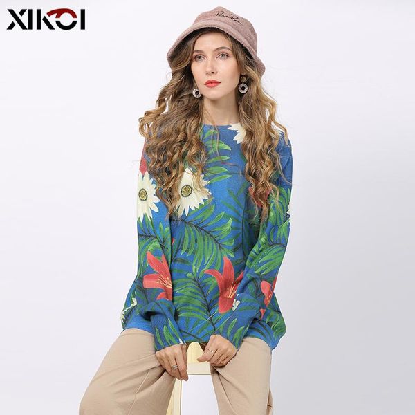 women's sweaters xikoi women casual printed pullovers winter trendy o-neck loose knitted clothing femme plus size pull, White;black
women's sweaters xikoi women casual printed pullovers winter trendy o-neck loose knitted clothing femme plus size pull, White;black